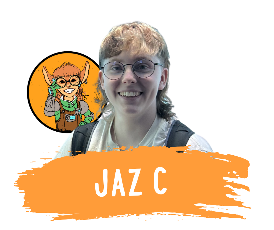 Jaz C, Game Dev Club Mentor at The Code Zone